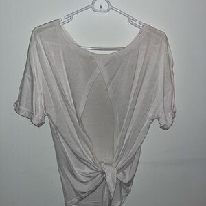 Open Back Tie Athletic Top